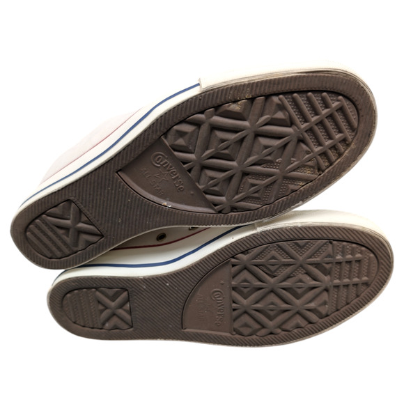 Converse 2016 CTAS Lux Mid Hidden Wedge Parchment Peached Canvas Sneaker 8 - Picture 9 of 13